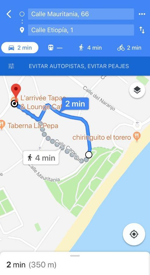 Gran Casa Con Terraza A 3 Min Playa Con Wifi - Rodeada De Servicios Roquetas de Mar Bagian luar foto